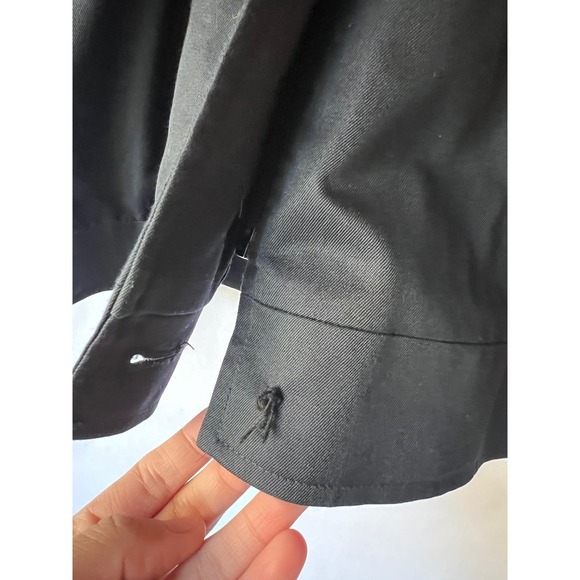 Vintage BURBERRYS‎ Short Single Trench Bomber Jacket size 12 - Picture 4 of 16